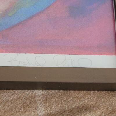 Lot 156: Framed Fine Art SIGNED and NUMBERED "My Favorite Dish" by Rachel Parks