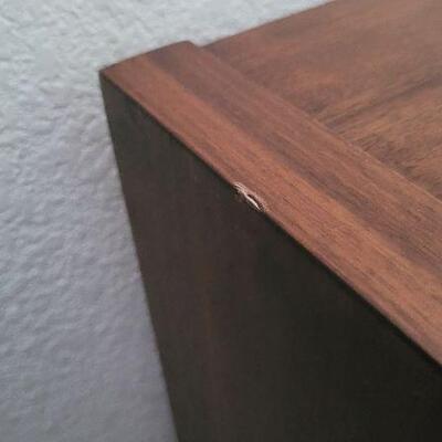 Lot 167: Vintage LANE Walnut Mid Century Modern 6-Drawer Dresser  