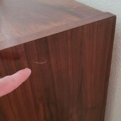 Lot 167: Vintage LANE Walnut Mid Century Modern 6-Drawer Dresser  
