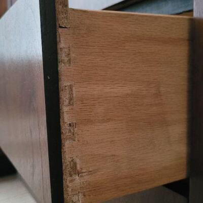Lot 167: Vintage LANE Walnut Mid Century Modern 6-Drawer Dresser  