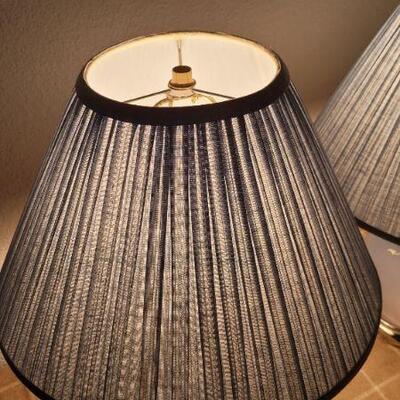 Lot 169: (2) Vintage 19" Tall Multi-Stage Table Lamps TESTED A+
