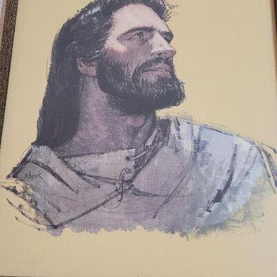 Lot 170: Vintage Jesus Christ Framed Fine Art Print