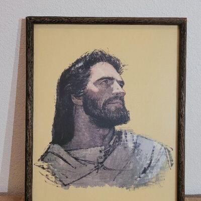 Lot 170: Vintage Jesus Christ Framed Fine Art Print