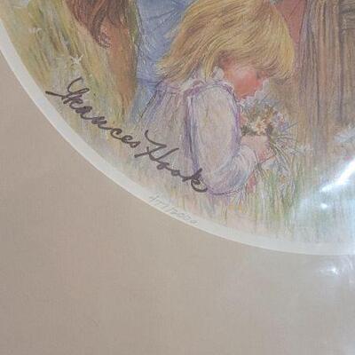 Lot 171: Vintage Framed Numbered and Signed FRANCES HOOK Fine Art Print Jesus Christ 