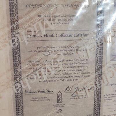 Lot 172: Vintage Framed Fine Art Numbered and Signed "My Kitty" Print