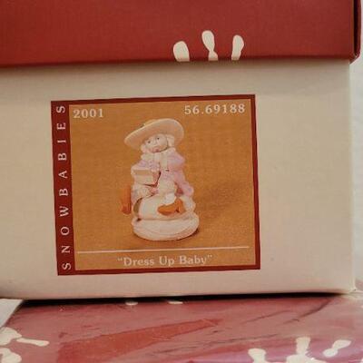 Lot 175: (3) Vintage New Dept. 56 SNOWBABIES Collectibles 
