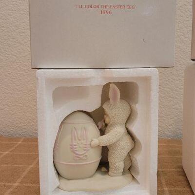 Lot 179: (2) Vintage Dept. 56 SNOWBABIES Collectibles 