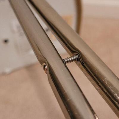 Lot 185: Vintage Padded COSCO Chrome Plated Base Stool