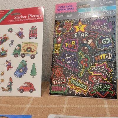 Lot 191: Assorted NEW Stickers Craft Activity