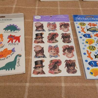 Lot 191: Assorted NEW Stickers Craft Activity