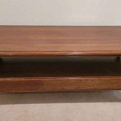 Lot 200: Vintage HARDEN Coffee Table w/ 2 Drawers
