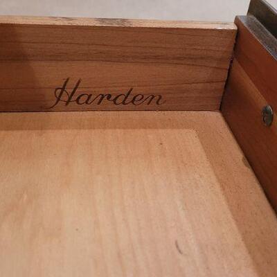 Lot 200: Vintage HARDEN Coffee Table w/ 2 Drawers