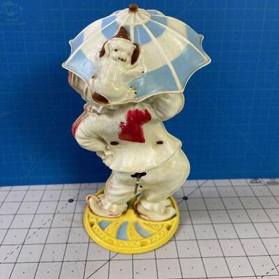 #8 Celluloid Wind up Clown VINTAGE TOY 