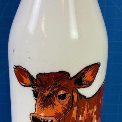 #10 Milk Glass Milk Bottle 