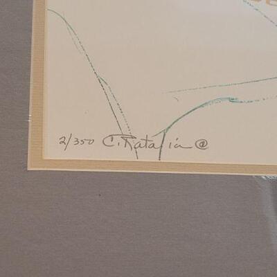 Lot 202: New Signed and Numbered C. RATALIA Fine Art