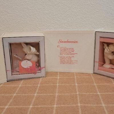 Lot 207: (2) Vintage New Dept. 56 SNOWBABIES Collectibles 