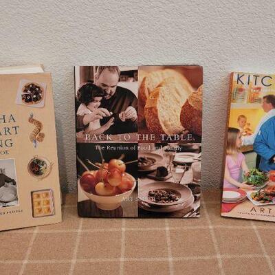 Lot 211: (3) Hardback Cookbooks MARTHA STEWART + ART SMITH