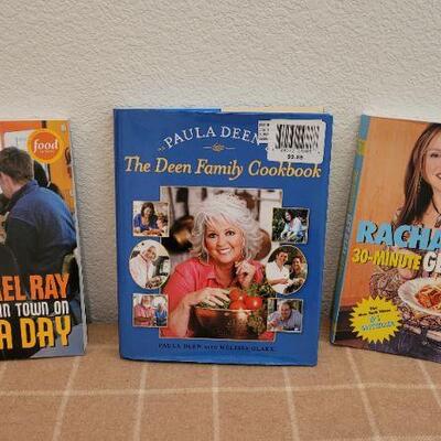Lot 212: (3) Hardback Cookbooks RACHAEL RAY + PAULA DEEN
