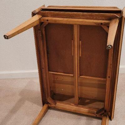Lot 223: Vintage LANE Mid Century Modern Side Table w/ Drawer