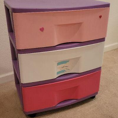 Lot 227: 3-Drawer Storage Bin 27" Tall