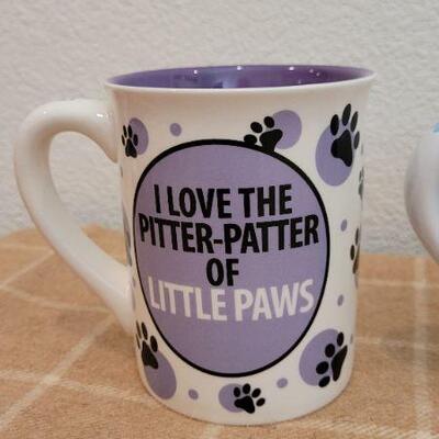 Lot 229: (4) New HALLMARK Coffee Mugs Cat Theme