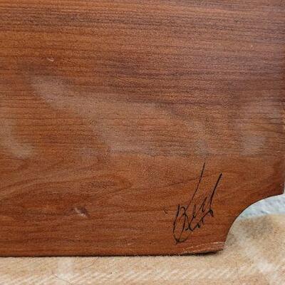Lot 230: Vintage WOODCRAFT BY KEN "One Solitary Life" Hanging Home Deco 