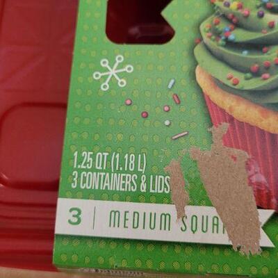 Lot 232: Assorted NEW ZIPLOC Storage Containers 