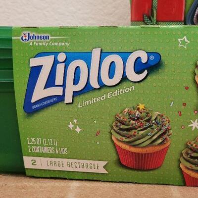 Lot 232: Assorted NEW ZIPLOC Storage Containers 