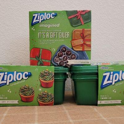 Lot 232: Assorted NEW ZIPLOC Storage Containers 