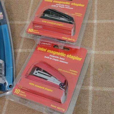 Lot 239: Assorted Office/Home Supplies - Surge Protectors and Staplers