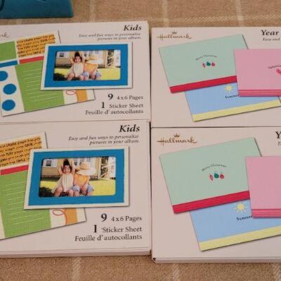 Lot 241: Assorted NEW HALLMARK Activity Sticker Sheets + New HALLMARK Book