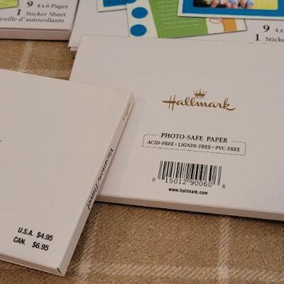 Lot 241: Assorted NEW HALLMARK Activity Sticker Sheets + New HALLMARK Book