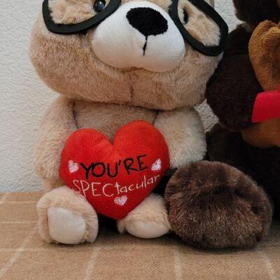 Lot 242: (2) New VALENTINES Day Stuffed Animals