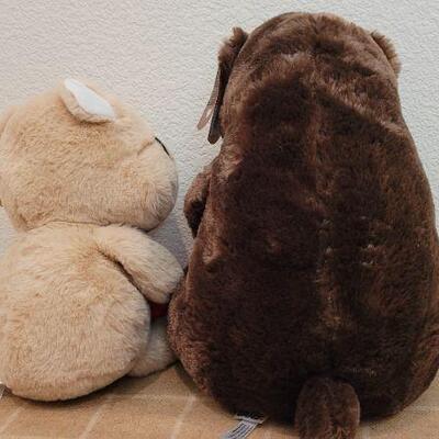 Lot 242: (2) New VALENTINES Day Stuffed Animals