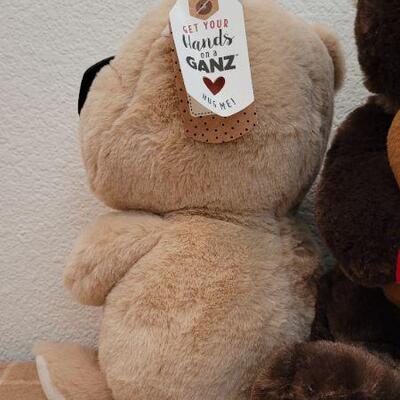 Lot 242: (2) New VALENTINES Day Stuffed Animals