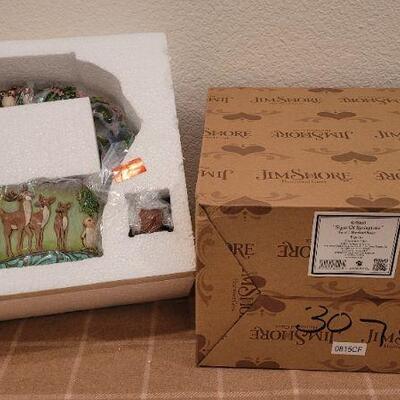 Lot 251: Vintage New JIM SHORES "Signs of Springtime" Collectible
