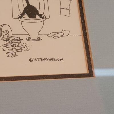 Lot 254: (2) Framed Fine Art Prints by M.J. BKAKEBROUGH