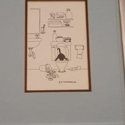 Lot 254: (2) Framed Fine Art Prints by M.J. BKAKEBROUGH