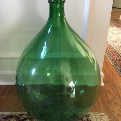 Green jar Wine Demijohn