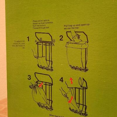 Lot 256: Vintage NEW EXTRUFIX Rack-Sack Disposal System
