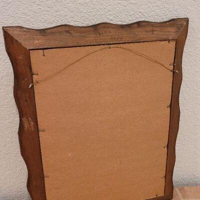 Lot 257: Vintage Framed Fine Art Print 