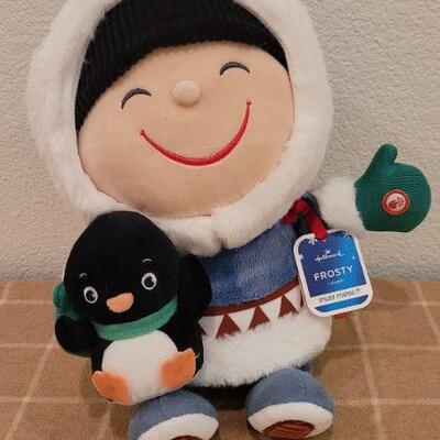 Lot 260: New Halark FROSTY Plush Collectibe (needs new batteries)