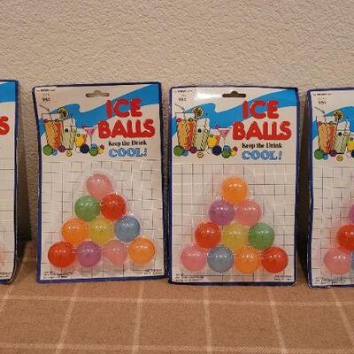 Lot 265: Vintage ICE BALLS Fun Home Party Accents