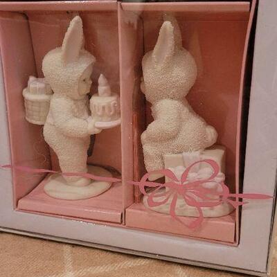 Lot 269: (2) Vintage New Dept. 56 SNOWBABIES Collectibles 
