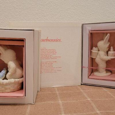 Lot 269: (2) Vintage New Dept. 56 SNOWBABIES Collectibles 
