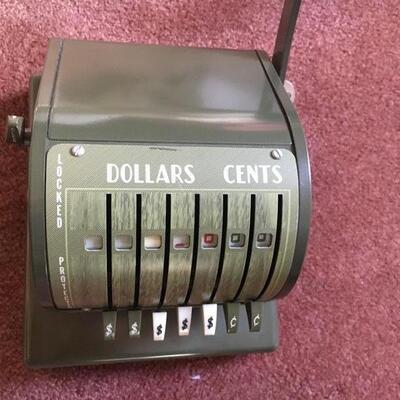 Vintage Paymaster Check Writer