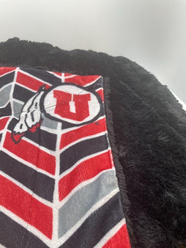 Lot 41 5’ X 5’ Minky Couture U of U blanket