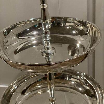 Lot # 50 - Silver Plate 4-Tier Server by International Silver