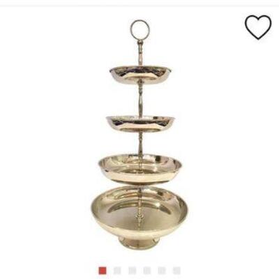Lot # 50 - Silver Plate 4-Tier Server by International Silver