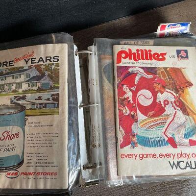G1: 3" Binder Full of Baseball Cards and Memorabilia